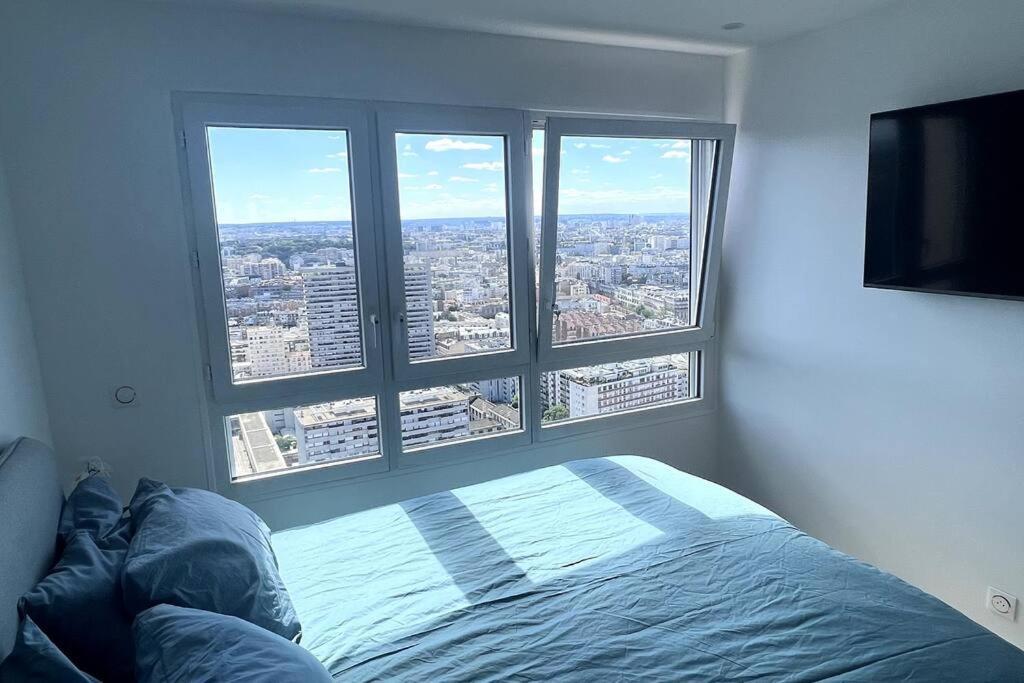 Nice Apartment With Amazing View Of Paris + Parking Kültér fotó