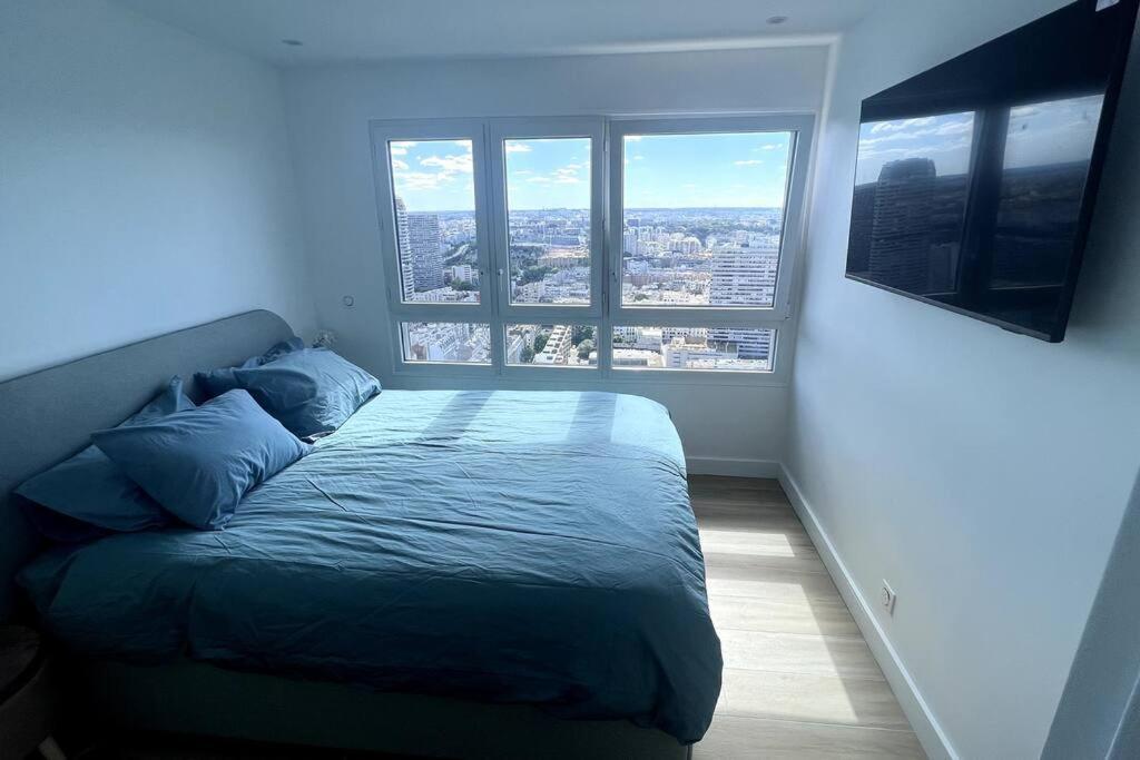 Nice Apartment With Amazing View Of Paris + Parking Kültér fotó